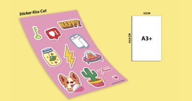 Stiker Dalam Ukuran Kertas A3 di onlineprint.co.id