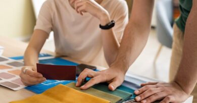 Ilustrasi bahan-bahan kain untuk custom