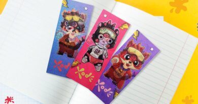 Bookmark lenticular custom dengan gambar karakter XODE di onlineprint.co.id