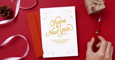 Ilustrasi desain greeting cards di Online Print.