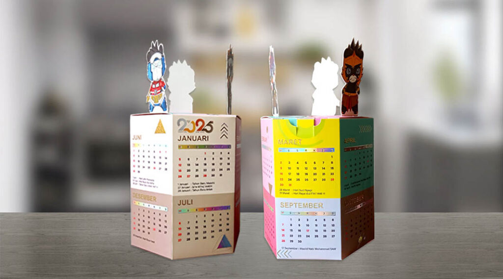 Inspirasi desain kalender onlineprint.co.id