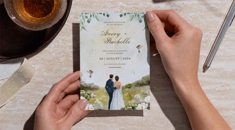 Etika undangan pernikahan.