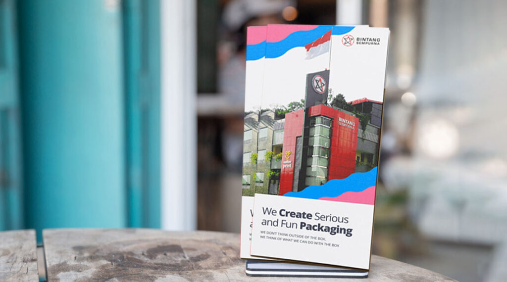 Ukuran desain brosur cetak di Online Print