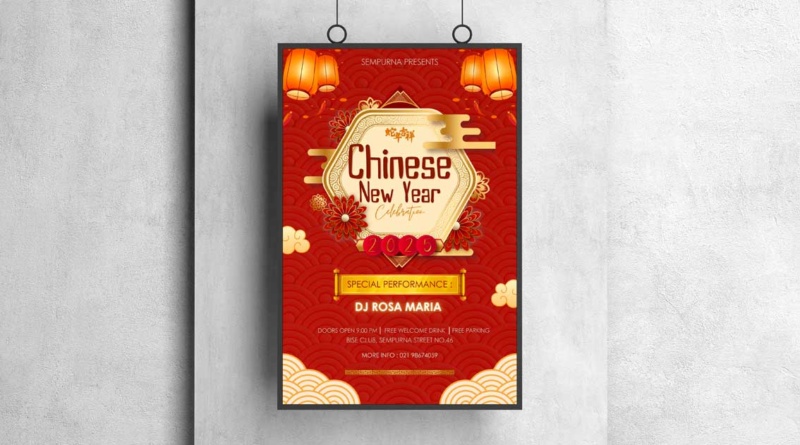 Desain poster imlek cetak di Online Print