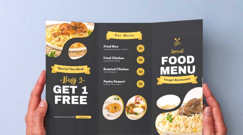tips membuat brosur makanan