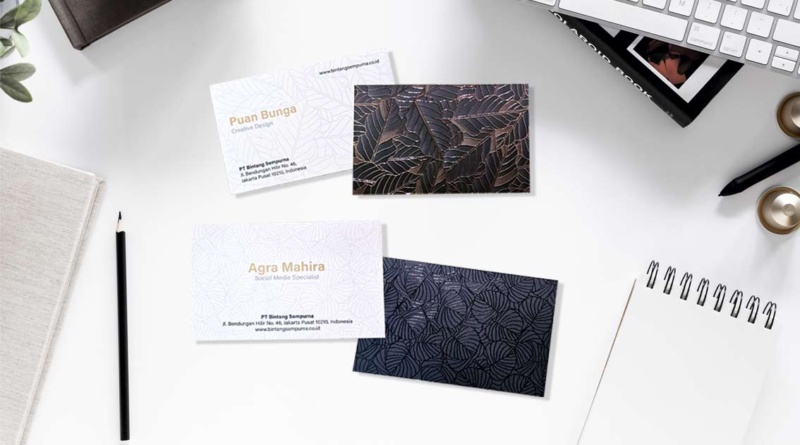 tips desain kartu nama yang efektif