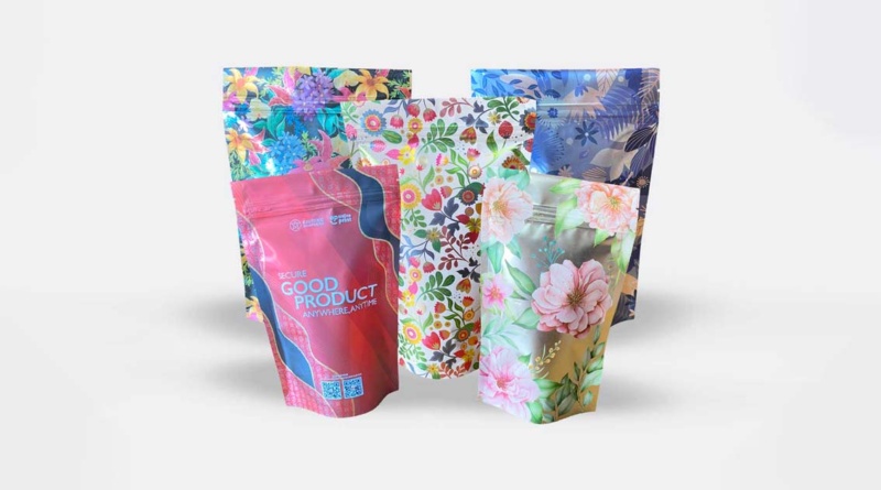 custom standing pouch di Online Print.