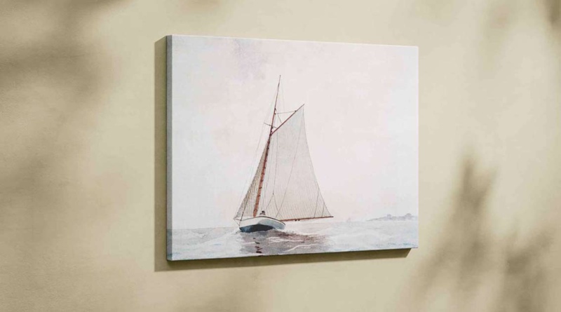 Seni dinding kanvas untuk interior