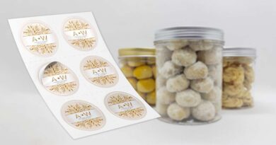 Perbedaan bentuk label stiker