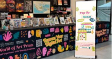 roll up banner pop-up market
