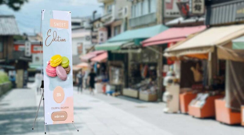 Inspirasi desain X banner