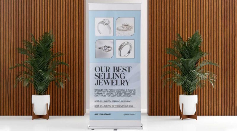 roll up banner promosi