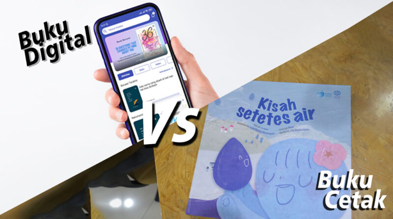 Perbedaan buku cerita digital dan cetak