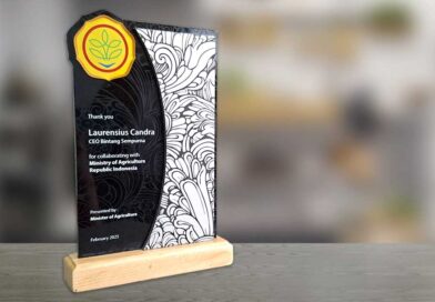 plakat akrilik custom elegan