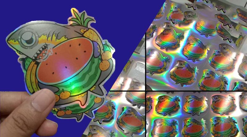 contoh stiker hologram premium