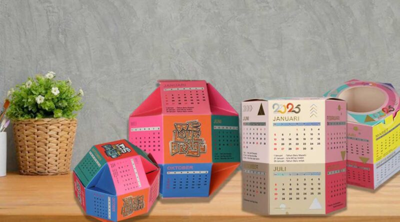 desain kalender custom estetik