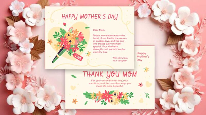 kartu ucapan selamat hari ibu