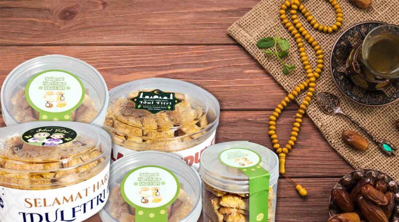 stiker label toples lebaran