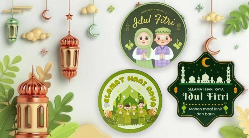 stiker idul fitri