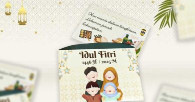 kartu ucapan lebaran