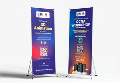 Contoh desain x banner