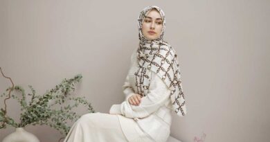 hijab pashmina outfit kantor