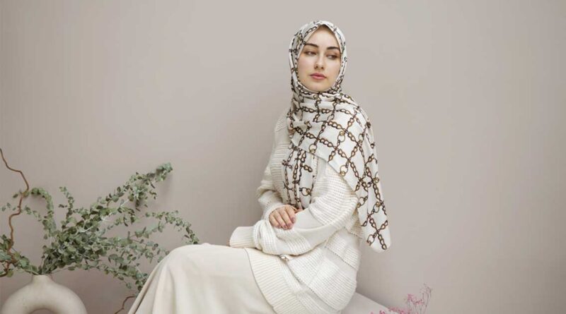 hijab pashmina outfit kantor