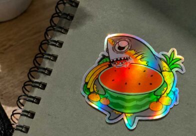 sticker hologram custom produk