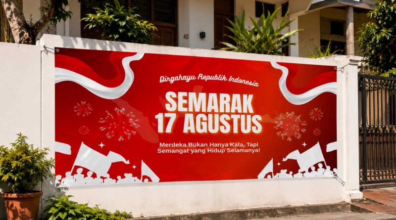 Banner Kemerdekaan HUT RI