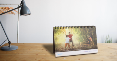 Ukuran Kalender Meja dan Dinding