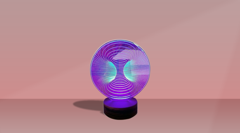 Lampu LED Akrilik 3D